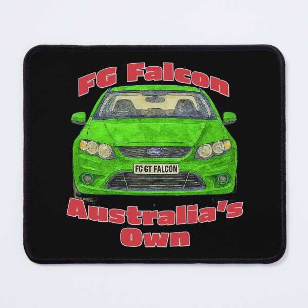 Item preview, FG GT Falcon green front view Australias Own artwork designed and sold by Michael van der Hoorn.