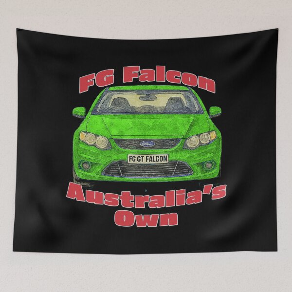 Item preview, FG GT Falcon green front view Australias Own artwork designed and sold by Michael van der Hoorn.