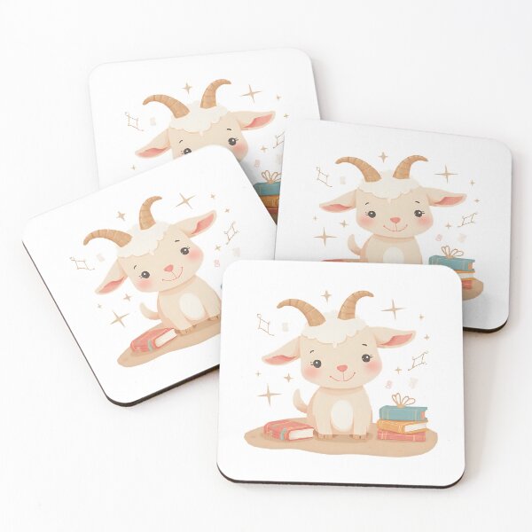 Item preview, Cute Baby Goat Kawaii Pastel Sticker designed and sold by StickySarcasm.