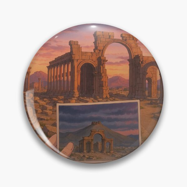 Item preview, Drawing of the Arch of Triumph in Palmyra designed and sold by  Bride of the desert.