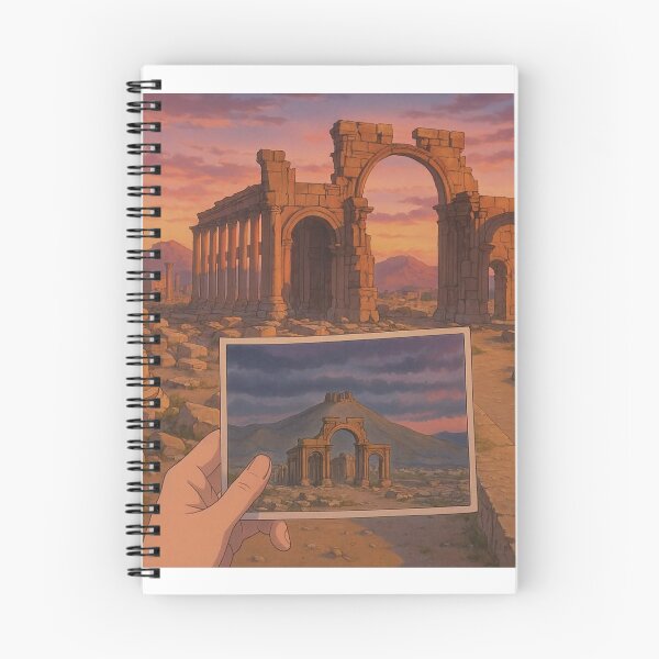 Item preview, Drawing of the Arch of Triumph in Palmyra designed and sold by  Bride of the desert.