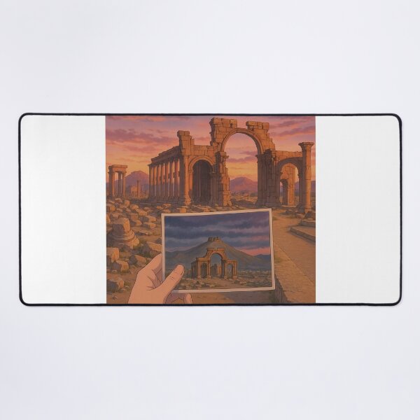 Item preview, Drawing of the Arch of Triumph in Palmyra designed and sold by  Bride of the desert.