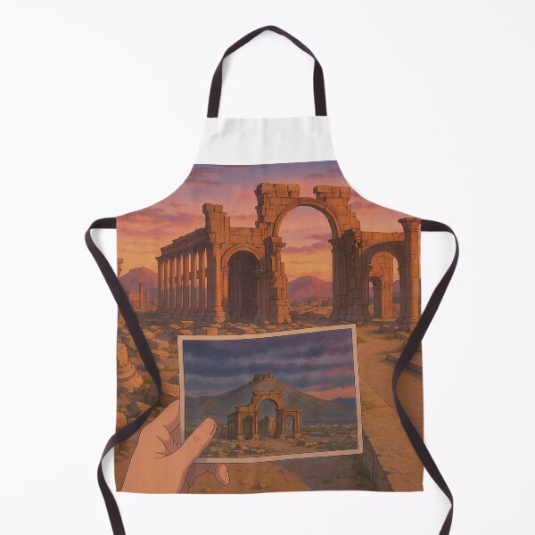 Item preview, Drawing of the Arch of Triumph in Palmyra designed and sold by Bride of the desert.