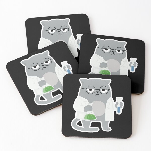 Item preview, Grumpy Scientist Cat designed and sold by Jendrik1507.