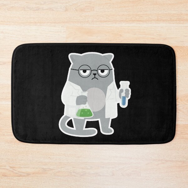 Item preview, Grumpy Scientist Cat designed and sold by Jendrik1507.