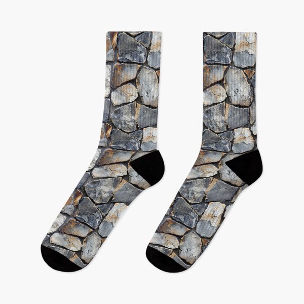 Item preview, Rugged Natural Stone Wall with Earthy and Grey Tones designed and sold by NTGUILTY.