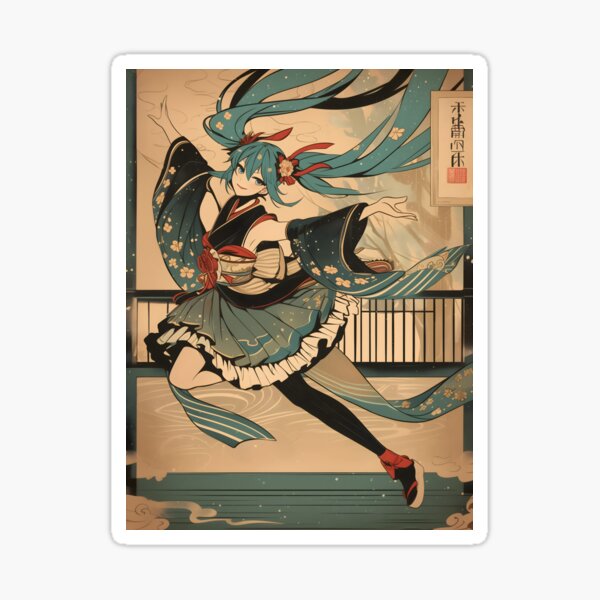Item preview, Traditional Hatsune Miku designed and sold by SchellStation.