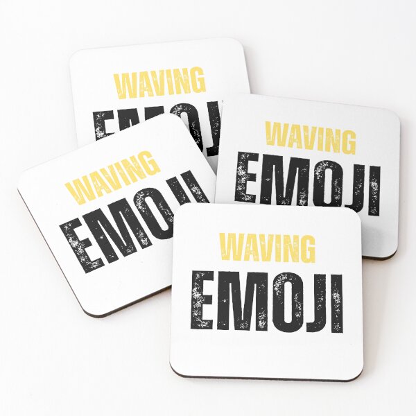 Item preview, Waving Emoji | Distressed Bold ‘Hello’ Graphic for Friendly & Positive Vibes designed and sold by Wooden Pants Creations.
