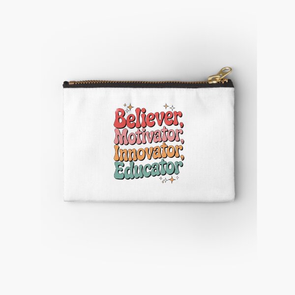 Item preview, Believer, Motivator, Innovator, Educator – Inspiring Teacher Quote designed and sold by artcultreone.