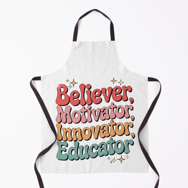 Item preview, Believer, Motivator, Innovator, Educator – Inspiring Teacher Quote designed and sold by artcultreone.