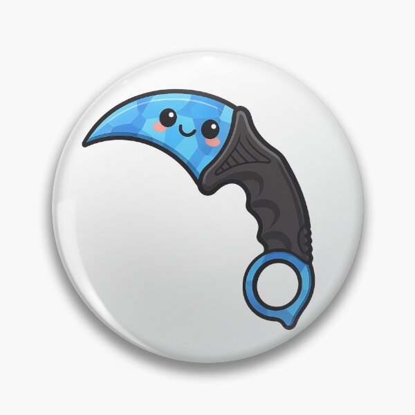 Item preview, Karambit Blue Gem Sticker  designed and sold by CS2-Images.