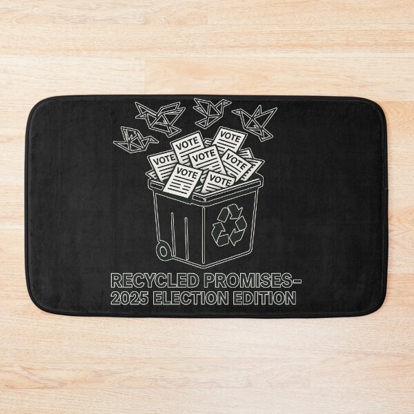 Item preview, Recycled Promises 2025 – Political Satire Election Design designed and sold by VoidBloom Studio.