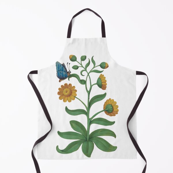 Item preview, Calendula Botanical Drawing Master Claude Butterfly designed and sold by CrowCottage51.
