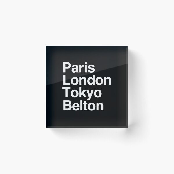 Item preview, Paris London Tokyo Belton designed and sold by Custom365.