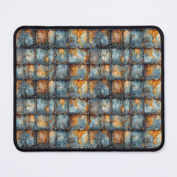 Item preview, Rusted Metal Plates with Rivets and Grid designed and sold by NTGUILTY.
