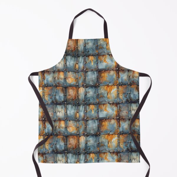 Item preview, Rusted Metal Plates with Rivets and Grid designed and sold by NTGUILTY.