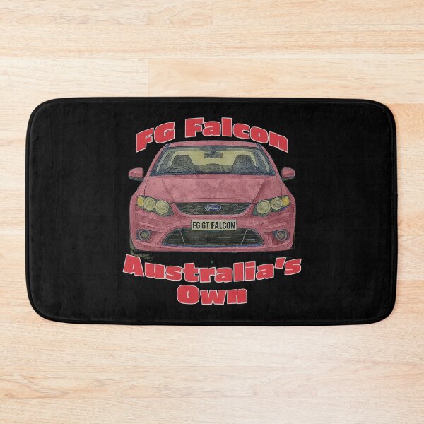 Item preview, FG GT Falcon red front view Australias Own car art designed and sold by Michael van der Hoorn.