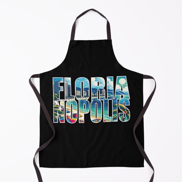 Item preview, Florianopolis Retro Summer Tee, Brazil Island Beach Shirt for Coastal Travelers and Vintage Vibe Fans designed and sold by NADIASHOP86.