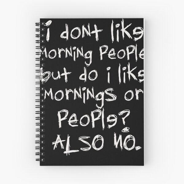Item preview, I Don't Like Morning People or Mornings or People designed and sold by zptees.