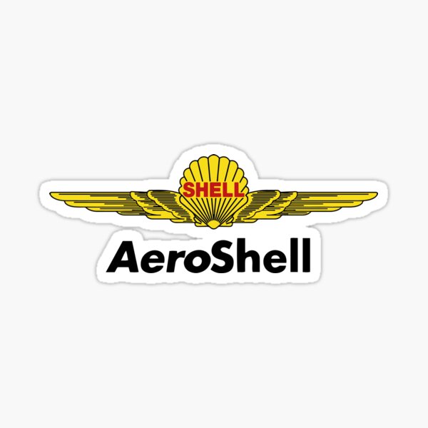 Artikel-Vorschau von Aero Shell Vintage-Logo, designt und verkauft von MidniteTraffic.