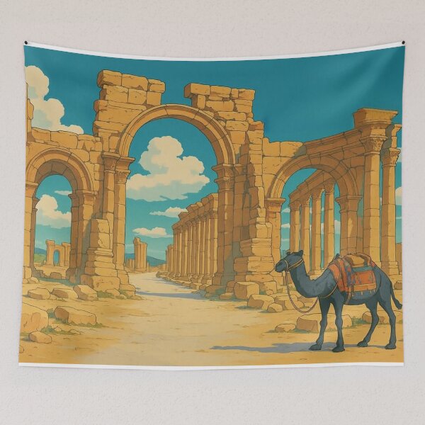 Item preview, Drawing of the Arch of Triumph in Palmyra designed and sold by  Bride of the desert.