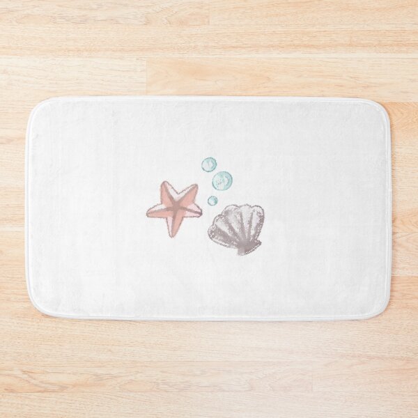 Item preview, ocean sea theme bubbles seashell starfish marine cute silly drawings aquatic designed and sold by Kyna Arts.