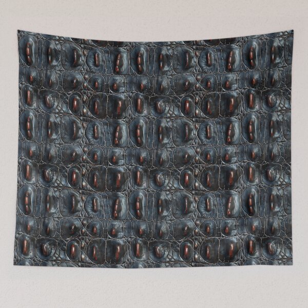Item preview, Alligator Skin with Orange and Black Scales designed and sold by NTGUILTY.