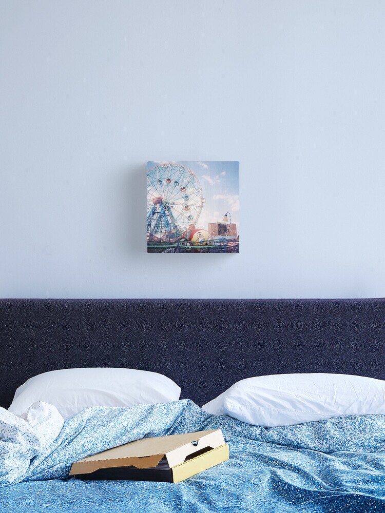 Thumbnail 1 of 3, Canvas Print, Coney Island designed and sold by jdempsey.