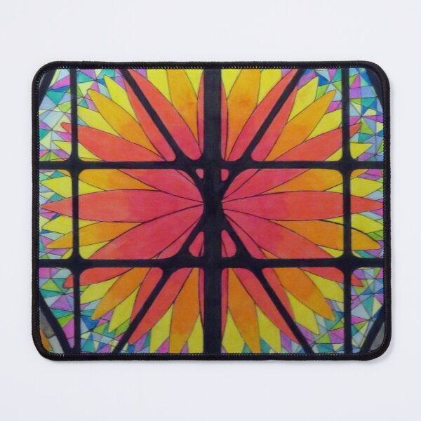 Item preview, 1000 - DESIGN FOR A STAINED GLASS WINDOW - DAVE EDWARDS - MIXED MEDIA - 2025 designed and sold by BLYTHART.