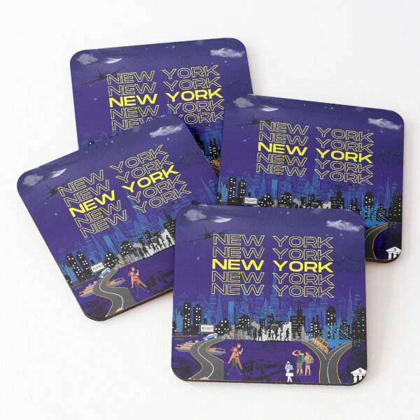 Item preview, NEW YORK, NEW YORK, NEW YORK Original Graphic Art designed and sold by BrightrDayMusicArt.