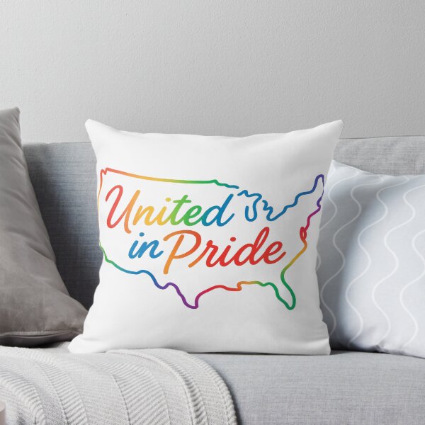 Artikelvorschau, Vereint im Stolz – Rainbow USA Outline entworfen und verkauft von RedTapeThreads.