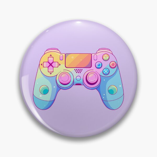 Item preview, Pastel Play Pin Button designed and sold by MentallyGhost.