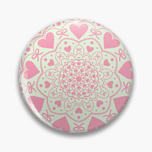 Item preview, Mandala de lazos rosas designed and sold by SunflowerCircusArt.