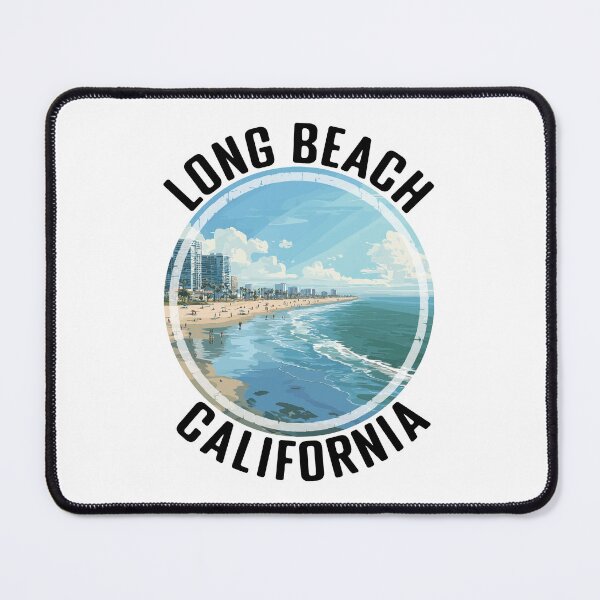 Item preview, Long Beach - California (with Black Lettering) designed and sold by VelvetRoom.