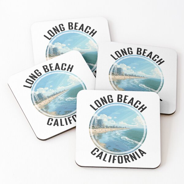 Item preview, Long Beach - California (with Black Lettering) designed and sold by VelvetRoom.