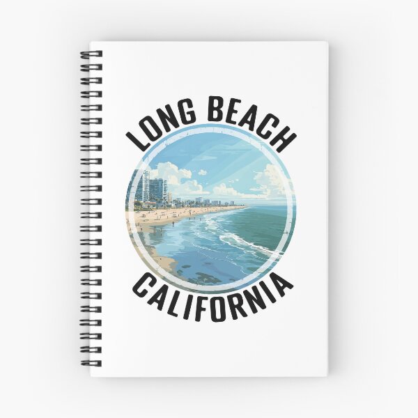 Item preview, Long Beach - California (with Black Lettering) designed and sold by VelvetRoom.