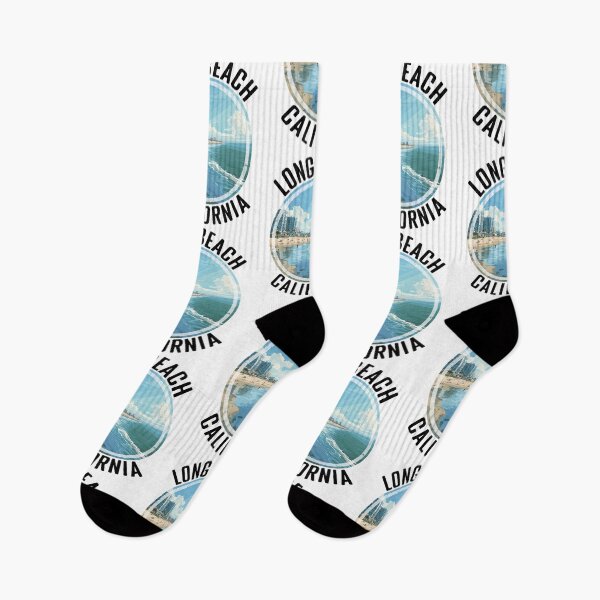 Item preview, Long Beach - California (with Black Lettering) designed and sold by VelvetRoom.