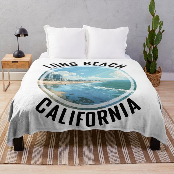Item preview, Long Beach - California (with Black Lettering) designed and sold by VelvetRoom.