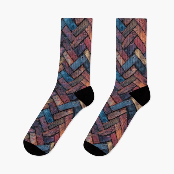 Item preview, Distressed Wooden Herringbone Pattern in Various Colors designed and sold by NTGUILTY.