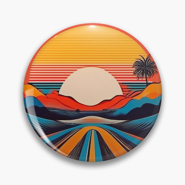 Item preview, Bold style 70s retro sunset nostalgic tee  designed and sold by JumWow.