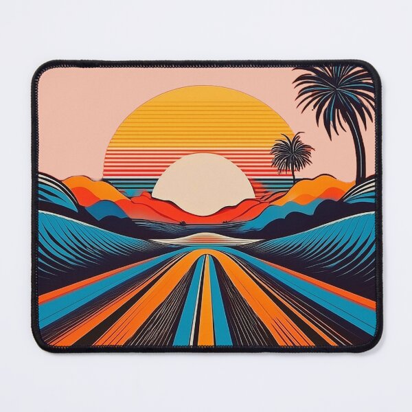 Item preview, Bold style 70s retro sunset nostalgic tee designed and sold by JumWow.
