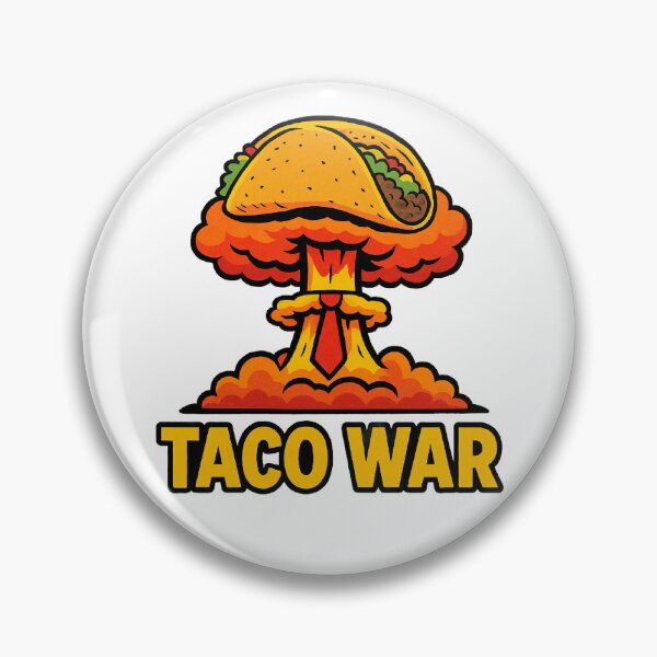 Item preview, Taco War Satire Graphic | Funny Nuclear Explosion Meme | Political Humor Gift | Foodie Art for Protest, Rally, or Taco Lovers designed and sold by The Junto Shop.