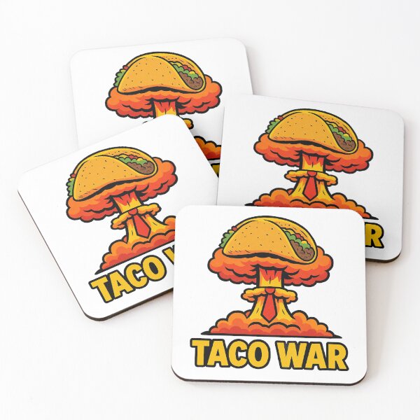 Item preview, Taco War Satire Graphic | Funny Nuclear Explosion Meme | Political Humor Gift | Foodie Art for Protest, Rally, or Taco Lovers designed and sold by The Junto Shop.