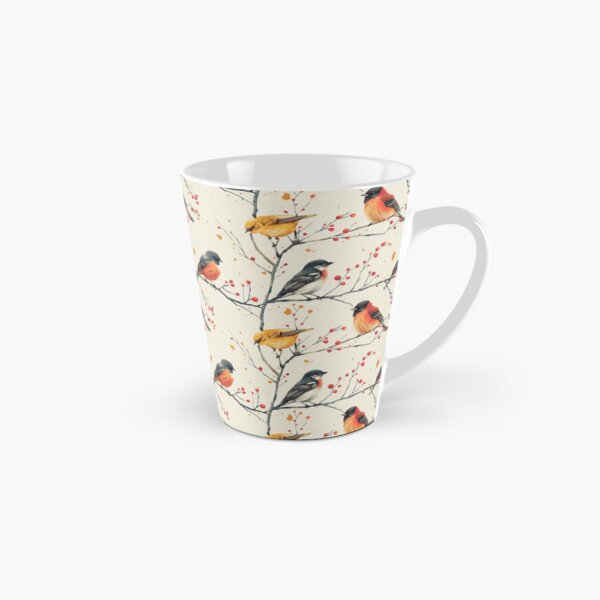 Item preview, Watercolor Birds on Branches with Red Berries designed and sold by NTGUILTY.