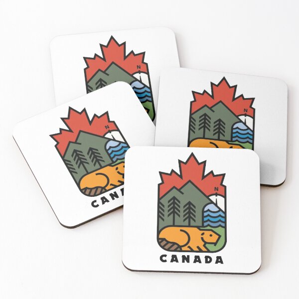 Artikelvorschau, Kanada Natursymbol – Ahornblatt & Biberkunst entworfen und verkauft von Oniyasha.