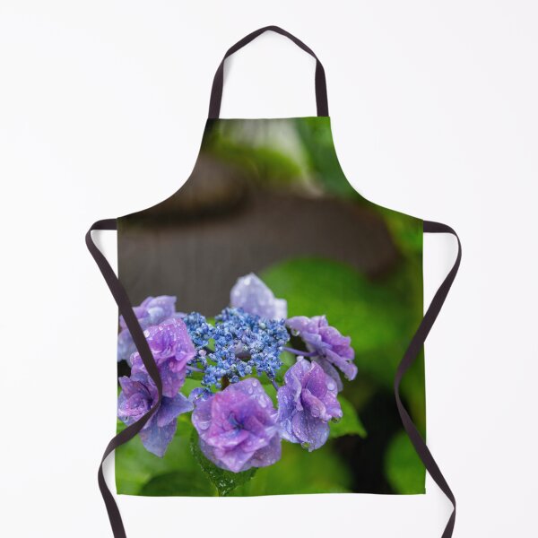 Item preview, Purple hydrangea with dew droplets designed and sold by Bentenya.