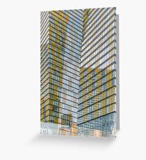 Glass and Steel Building in the Sun Greeting Card