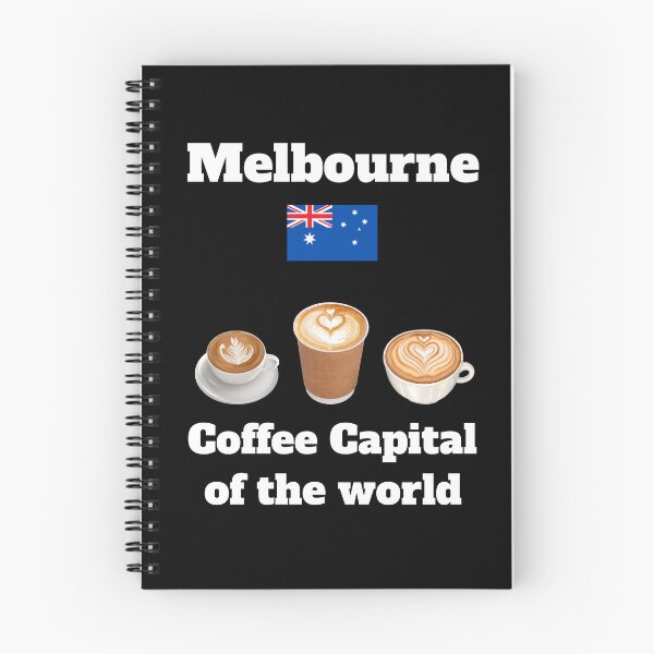 Item preview, Melbourne Coffee Capital Melbourne souvenir Australian flag designed and sold by Artstastic.