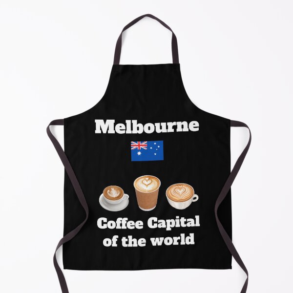 Item preview, Melbourne Coffee Capital Melbourne souvenir Australian flag designed and sold by Artstastic.