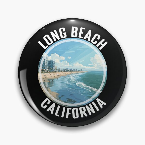 Item preview, Long Beach - California (with White Lettering)l designed and sold by VelvetRoom.